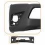 Parachoque Toyota Hilux Srv 2015 2016 2017 2018 Dianteiro Preto Texturizado sem Grade Cabine Dupla com Furo para Milha