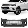 Parachoque Toyota Hilux Srv 2016 2017 2018  Dianteiro Preto Liso sem Grade Cabine Dupla com Furo para Milha