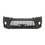 Parachoque Toyota Hilux Srv 2016 2017 2018  Dianteiro Preto Liso sem Grade Cabine Dupla com Furo para Milha