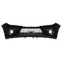 Parachoque Toyota Hilux Srv 2016 2017 2018  Dianteiro Preto Liso sem Grade Cabine Dupla com Furo para Milha