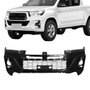 Parachoque Toyota Hilux Srv 2018 2019 2020 Dianteiro Preto Liso com Grade com Furo para Milha