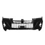 Parachoque Toyota Hilux Srv 2018 2019 2020 Dianteiro Preto Liso com Grade com Furo para Milha