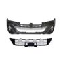 Parachoque Toyota Hilux Srv 2018 2019 2020 Dianteiro Preto Liso com Grade com Furo para Milha