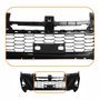 Parachoque Toyota Hilux Srv 2018 2019 2020 Dianteiro Preto Liso com Grade com Furo para Milha