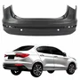 Parachoque Traseiro Fiat Cronos 2017 Até 2023 Com Spoiler Com Furo Sensor