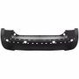 Parachoque Traseiro Fiat Idea 2006 2007 2008 2009 2010 Com Furo Sensor