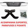 Parachoque Traseiro Ford Ranger 2012 Até 2019 Cromado Sem Furo Sensor