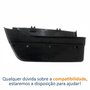 Parachoque Traseiro Mitsubishi L-200 Triton 2007 Até 2017 Sem Pisante Lado Esquerdo Motorista