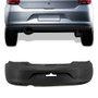 Parachoque Vw Gol G6 2012 2013 2014 2015 2016 Traseiro Preto Liso Com Furo para refletor
