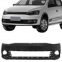 Parachoque Vw Gol G6 Track 2014 2015 2016 Dianteiro Preto Liso com Furo para Milha