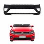 Parachoque Vw Gol G7 Track 2017 2018 2019 2020 2021 2022 2023 Preto Liso Com Furo para Moldura Lateral com Furo para Milha