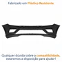 Parachoque Vw Gol G8 2018 Até 2023 Dianteiro Preto Liso com Furo para Milha