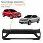 Parachoque Vw Gol Voyage G8 2018 Até 2023 Dianteiro Preto Liso com Furo para Milha