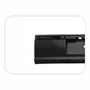 Parachoque Vw Saveiro G3 Fase 1 1999 2000 2001 2002 2003 Traseiro Central Preto Liso parcial Texturizado