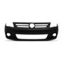 Parachoque Vw Saveiro G5 2009 2010 2011 2012 2013 Dianteiro Preto Liso com Furo para Milha