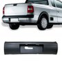 Parachoque Vw Saveiro G5 2009 Até 2013 Saveiro G6 2013 Até 2016 Traseiro Central Preto Liso parcial Texturizado