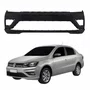 Parachoque Vw Voyage G8 2018 Até 2023 Dianteiro Preto Liso com Furo para Milha