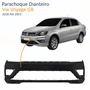 Parachoque Vw Voyage G8 2018 Até 2023 Dianteiro Preto Liso com Furo para Milha