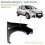 Paralama Dianteiro Renault Sandero 2008 até 2013 Lado Direito Passageiro