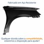 Paralama Gm Classic 2011 até 2016 Sem Furo Lado Esquerdo Motorista