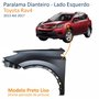 Paralama Toyota Rav4 2013 Até 2017 Lado Esquerdo Motorista