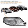 Pisca do Retrovisor Renault Logan 2014 até 2023 Sandero 2015 até 2023 Nissan Versa 2015 até 2019 Lado Direito Passageiro
