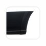 Ponteira do Parachoque Vw Saveiro G7 2017 Até 2022 Traseiro Lado Direito Preto Liso parcial Texturizado com Furo Refletor sem Furo para Sensor