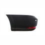 Ponteira do Parachoque Vw Saveiro Robust G7 2017 Até 2022 Traseiro Lado Esquerdo Preto Texturizado com Refletor com Furo para Sensor