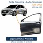 Porta Dianteira Gm Onix 2020 Até 2024 Lado Esquerdo Motorista