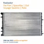 Radiador Vw Gol Voyage Saveiro 2009 Até 2023 Fox Spacefox Polo 2006 Até 2018 Com Ar Condicionado Mecânico