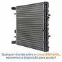 Radiador Vw Gol Voyage Saveiro 2009 Até 2023 Fox Spacefox Polo 2006 Até 2018 Com Ar Condicionado Mecânico