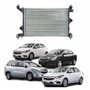Radiador Gm Cobalt 2011 Até 2016 Onix 2012 Até 2017 Prisma 2013 Até 2017 Spin 2011 Até 2016 Com E Sem Ar Condicionado Mecânico