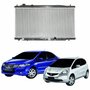 Radiador Honda City Fit 2009 Até 2014 Com Ar Condicionado Automática E Mecânica