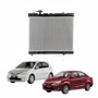 Radiador Toyota Etios 2012 2013 2014 2015 2016 Com Ar Condicionado E Sem Ar Condicionado Mecânico