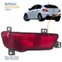 Refletor Traseiro Parachoque Gm Cruze Hatch 2011 Até 2016 Vermelho Cristal Lado Esquerdo Motorista