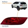 Refletor Traseiro Parachoque Jeep Compass 2017 Até 2023 Com Função Lado Esquerdo Motorista
