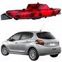 Refletor Parachoque Traseiro Peugeot 208 2012 Até 2020 Central