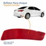 Refletor Parachoque Traseiro Toyota Corolla 2015 2016 2017 2018 2019 Lado Direito Passageiro