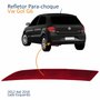 Refletor Parachoque Traseiro Vw Gol G6 2012 2013 2014 2015 2016 Lado Esquerdo Motorista