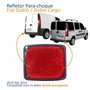 Refletor Parachoque Traseiro Fiat Doblo Cargo 2010 2011 2012 2013 2014 Lado Único