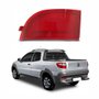 Refletor Parachoque Traseiro Fiat Strada 2014 Até 2020 Lado Esquerdo Motorista