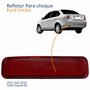 Refletor Traseiro Parachoque Ford Fiesta Sedan 2011 Até 2016 Lado Esquerdo Motorista