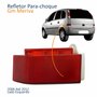 Refletor Traseiro Parachoque Gm Meriva 2006 Até 2012 Lado Esquerdo Motorista