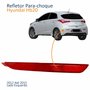 Refletor Parachoque Traseiro Hyundai Hb20 2012 2013 2014 2015 Lado Esquerdo Motorista