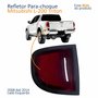 Refletor Para-choque Traseiro Mitsubishi L-200 Triton 2008 Até 2014 Lado Esquerdo Motorista