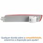 Refletor Parachoque Traseiro Nissan Kicks 2016 Até 2021 Murano 2014 Até 2020 Sentra 2009 Até 2020 Lado Direito Passageiro