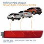 Refletor Parachoque Traseiro Nissan Kicks 2016 Até 2021 Murano 2014 Até 2020 Sentra 2009 Até 2020 Lado Esquerdo Motorista
