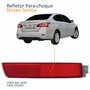 Refletor Parachoque Traseiro Nissan Sentra 2009 Até 2020 Lado Direito Passageiro