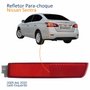Refletor Parachoque Traseiro Nissan Sentra 2009 Até 2020 Lado Esquerdo Motorista