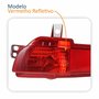 Refletor Traseiro Parachoque Peugeot 207 Hatch 2008 Até 2013 Lado Direito Passageiro